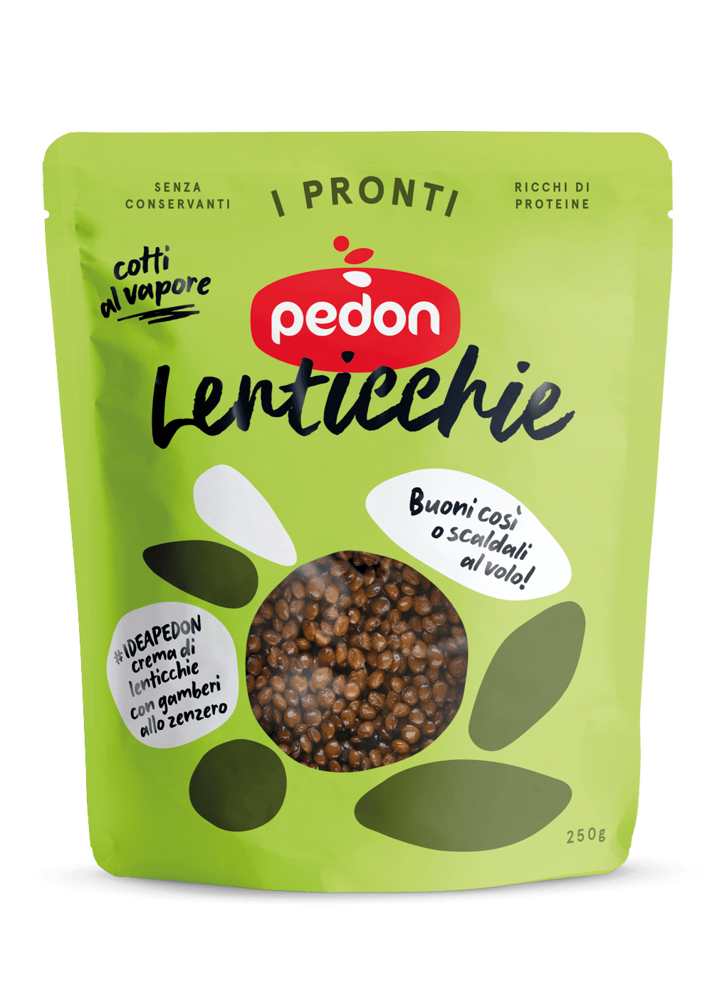 Lenticchie Cotte A Vapore I Pronti Pedon