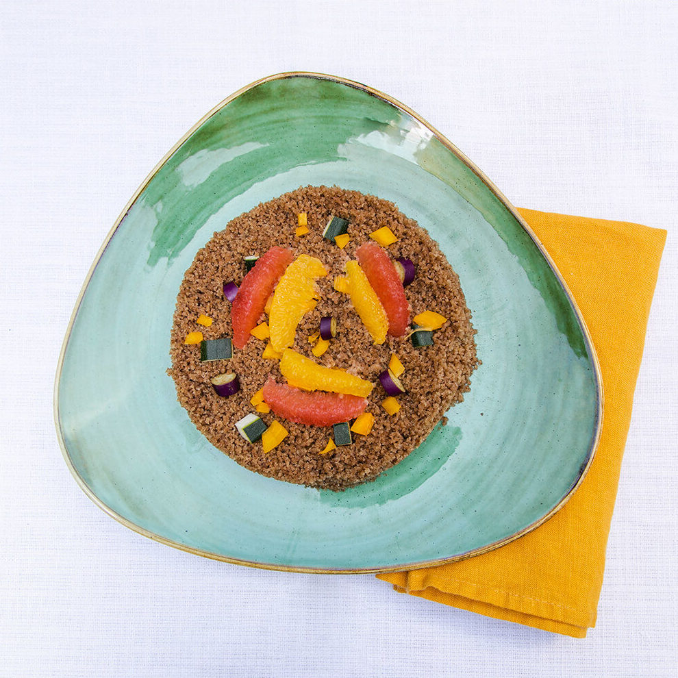 couscous lino verdure agrumi