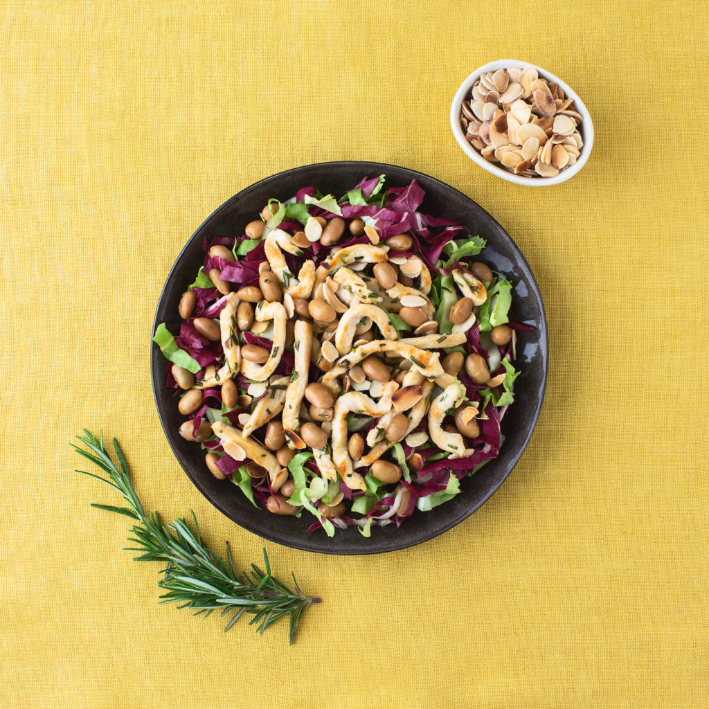 ricetta insalata edamame pollo