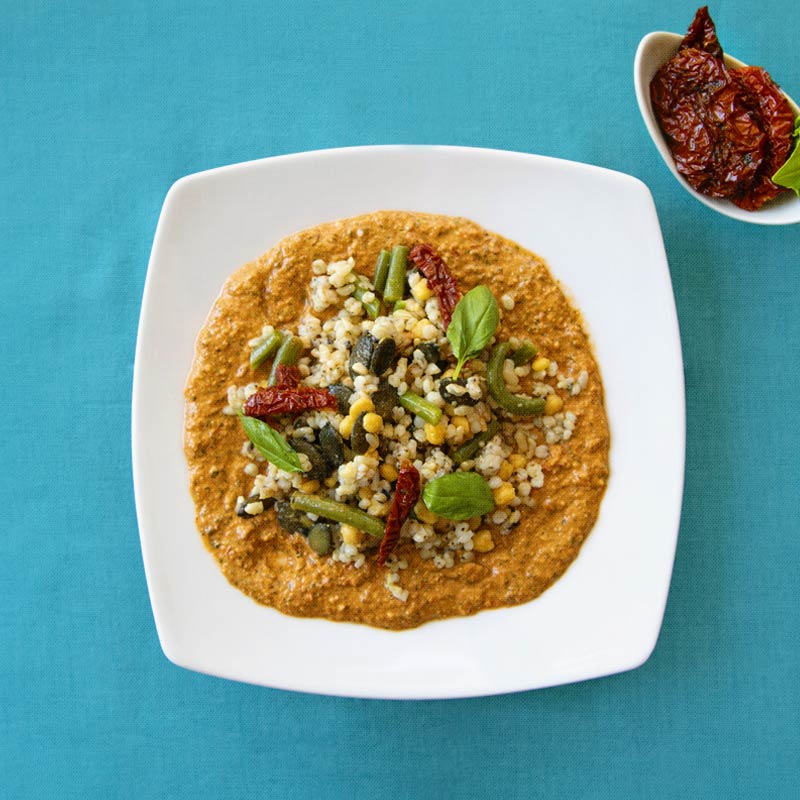 ricetta sorgo e ceci ai profumi siciliani