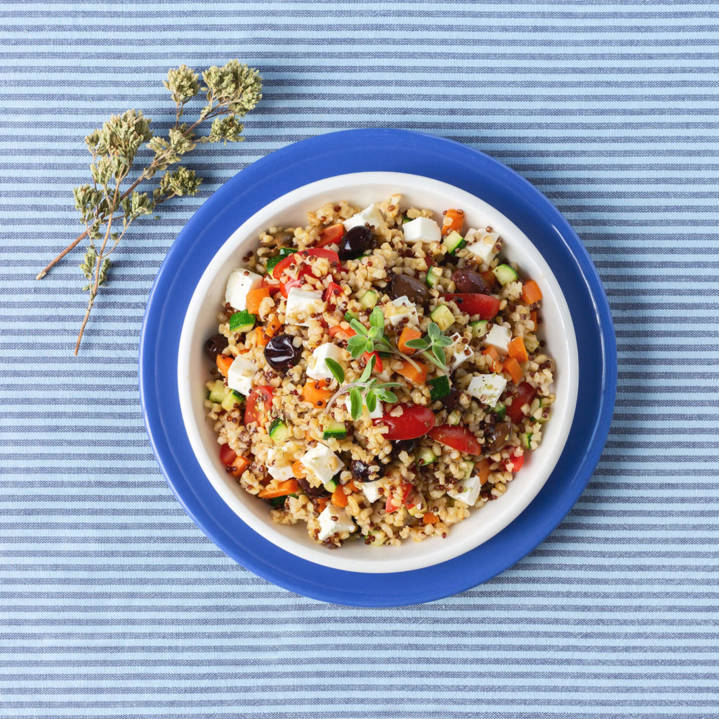 ricetta bulgur quinoa greca 1