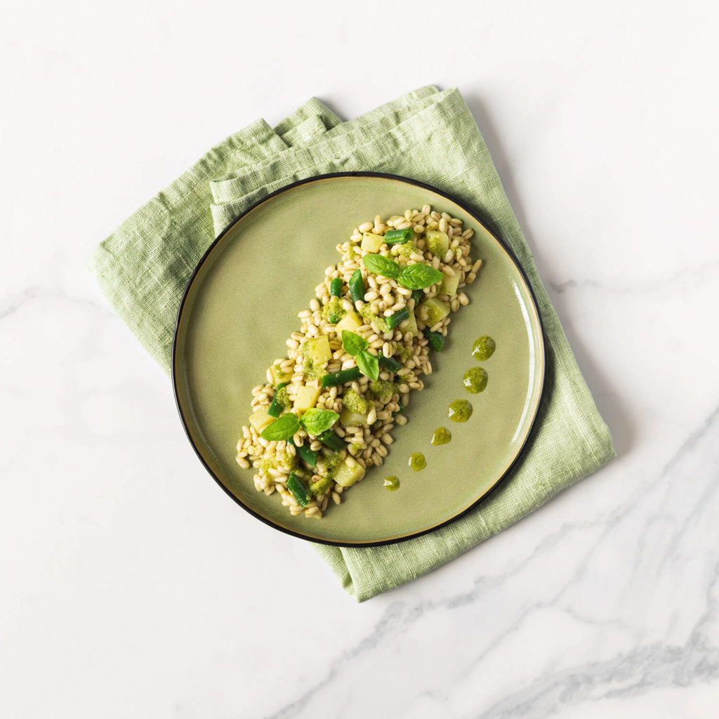 orzo con fagiolini topview